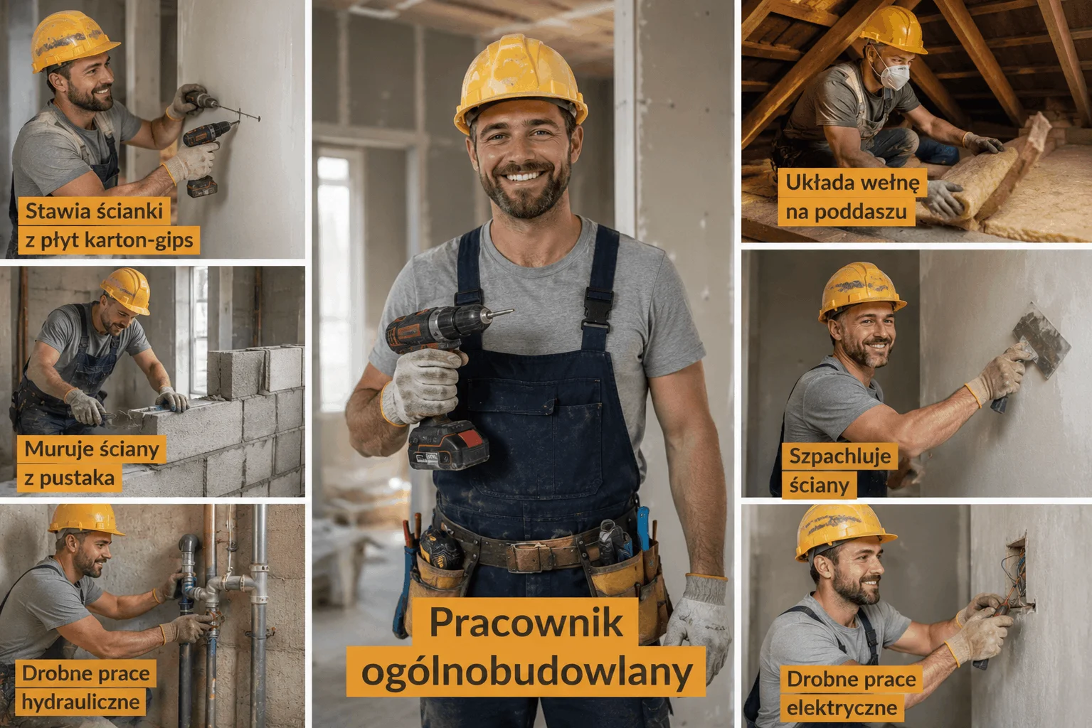 Oferta pracy Pracownik budowlany - PRODOM